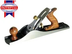 Faithfull - Grand Rabot à Main Professionnel En Fonte N°5, 355 X 60 Mm Largeur Fer : 50 Mm (coffret Bois)