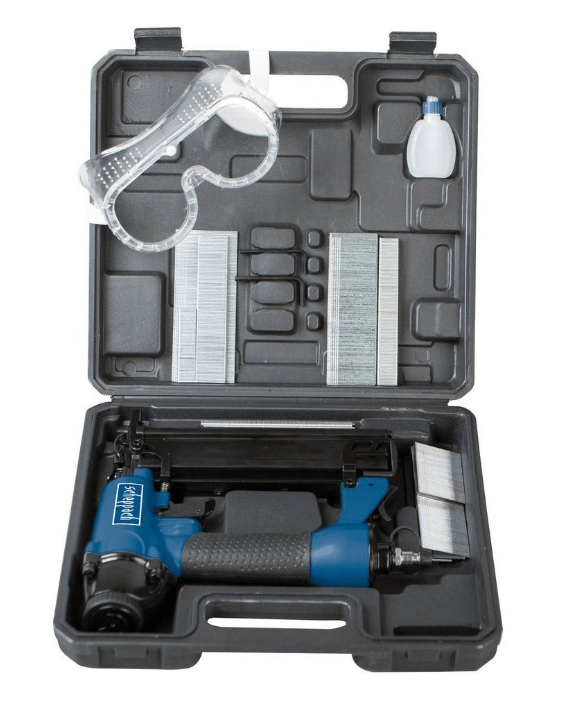 Scheppach - 2 En 1 Pistolet D'agrafage Et De Clouage Pneumatique 4 Scheppach - 2 En 1 Pistolet D'agrafage Et De Clouage Pneumatique – Image 2