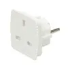 SILVERLINE - Adaptateur Prise électrique UK - UE - 230 V -Scheppach Soldes Magasin Adaptateur Prise electrique UK UE 230 V