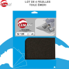 LEMAN - 4 FEUILLES TOILE EMERI 230X280 GR 40/60/100/150 -Scheppach Soldes Magasin Capture 30