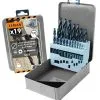LEMAN - Coffret De 19 Forets Métal HSS -Scheppach Soldes Magasin Coffret de forets mtal 80100019 1