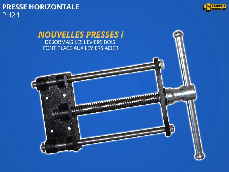 ETABLIS FRANCOIS - EBPRO Établi Bricoleur Avec 2 Presses Horizontales PH24 Et Poteaux De Serrage PM 4 ETABLIS FRANCOIS - EBPRO Établi Bricoleur Avec 2 Presses Horizontales PH24 Et Poteaux De Serrage PM – Image 2