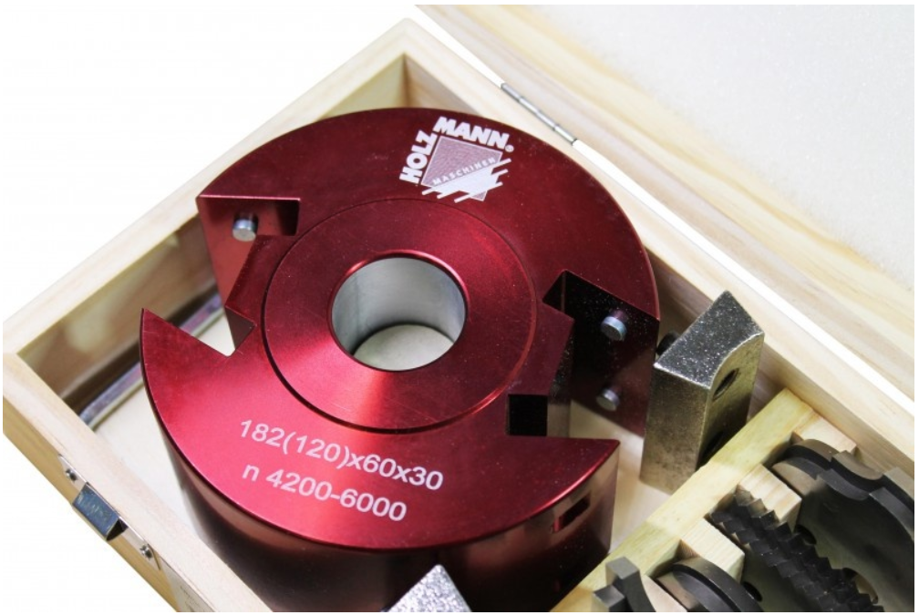 HOLZMANN - UNISET60 - Porte-outil Universel Pour Toupie Alésage 30 - Hauteur 60 + 6 Fers Et Contre-fers 7 HOLZMANN - UNISET60 - Porte-outil Universel Pour Toupie Alésage 30 - Hauteur 60 + 6 Fers Et Contre-fers – Image 5