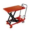 HOLZMANN - SHT150XF - Chariot élévateur à Roulettes - Plateau 740 X 450 X 35 Mm - Charge 150 Kg -Scheppach Soldes Magasin HOLZMANN SHT150XF Chariot elevateur a roulettes Plateau