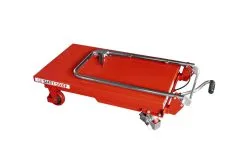 HOLZMANN - SHT150XF - Chariot élévateur à Roulettes - Plateau 740 X 450 X 35 Mm - Charge 150 Kg -Scheppach Soldes Magasin HOLZMANN SHT150XF Chariot elevateur a roulettes Plateau 2