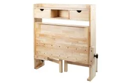 HOLZMANN - WB123A - Établi De Menuisier 1230 Mm Pliable, En Bois D'hévéa -Scheppach Soldes Magasin HOLZMANN WB123A etabli de menuisier 1230 mm pliable en b 2
