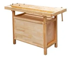 HOLZMANN - WB138C - Établi En Bois Massif Longueur De 1380 Mm Avec 3 Tiroirs -Scheppach Soldes Magasin HOLZMANN WB138C etabli en bois massif longueur de 1380 m 1