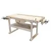 HOLZMANN - WB160L - Établi En Bois Massif De 1600 Mm De Longueur / Charge Max. 150 Kg -Scheppach Soldes Magasin HOLZMANN WB160L etabli en bois massif de 1600 mm de
