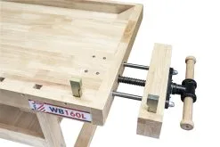 HOLZMANN - WB160L - Établi En Bois Massif De 1600 Mm De Longueur / Charge Max. 150 Kg -Scheppach Soldes Magasin HOLZMANN WB160L etabli en bois massif de 1600 mm de 2
