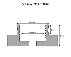 HOLZPROFI - DW-KIT-MINI Coffret Mandrin 4 Mors ø 70 Mm + Bague 1" X 8 TPI à M33 X 3,5 Mm -Scheppach Soldes Magasin HOLZPROFI Coffret mandrin o70mm DW KIT MINI 2