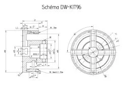 HOLZPROFI - DW-KIT96 Coffret Mandrin 4 Mors & Accessoires -Scheppach Soldes Magasin HOLZPROFI DW KIT96 Coffret mandrin 4 mors Accessoires DW