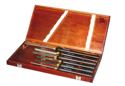 HOLZMANN - H6TLG - Coffret De 6 Outils De Tournage HSS