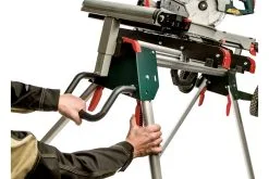METABO - KSU 401 - Socle Pour Scies à Onglet - Longueur Utile 168-400 Cm - Charge Maximale 250 Kg -Scheppach Soldes Magasin KSU 401 support pour scies a onglet metabo 1