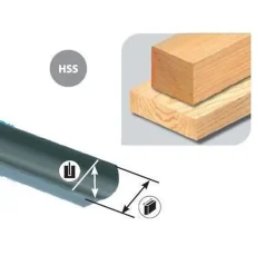 LEMAN - Gouge De Tournage à Profiler HSS 13 Mm -Scheppach Soldes Magasin LEMAN Gouge de tournage a profiler HSS 13 mm 872 513 41 1