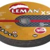 Leman - Lot De 5 Disques à Tronçonner Inox Dia 125mm