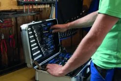 SCHEPPACH - TB150 - Malette à Outils - 101 Outils En Chrome Vanadium -Scheppach Soldes Magasin Mallette 101 outils Scheppach TB150