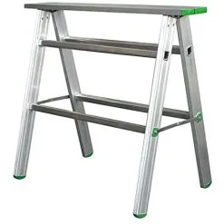 OUTIFRANCE - Tréteau Aluminium Pro - 900 X 800 Mm - Hauteur De Travail 800 Mm