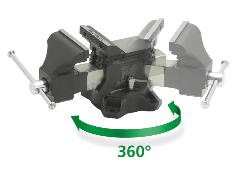 PEUGEOT - EBT150 Etau D'établi Pivotant 150 Mm 4 PEUGEOT - EBT150 Etau D'établi Pivotant 150 Mm – Image 2