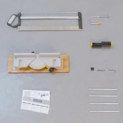 PEUGEOT -ENERGYSAW-550 Scie à Onglet Manuelle 3 Sec - 550mm Avec Embase Bois MDF Et Table ABS -Scheppach Soldes Magasin PEUGEOT Scie a onglet manuelle EnergySaw 550 550mm avec 3