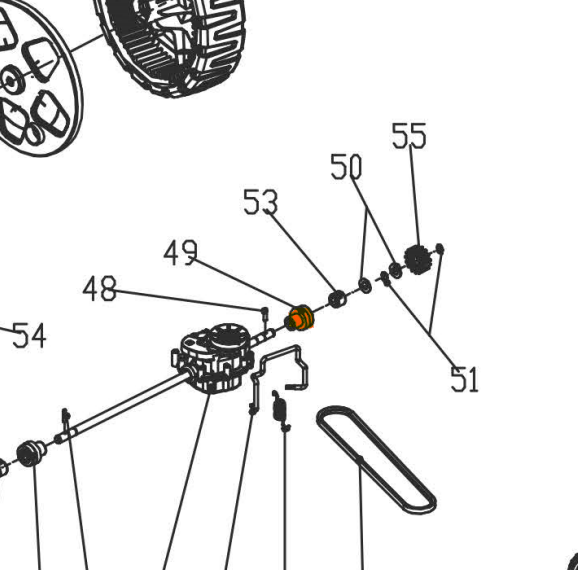 SCHEPPACH - Douille Pour Axe De Roue De Tondeuses MS173-51E Et Woodster TT173-51E 3 SCHEPPACH - Douille Pour Axe De Roue De Tondeuses MS173-51E Et Woodster TT173-51E