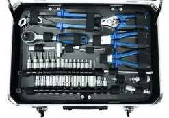 SCHEPPACH - TB150 - Malette à Outils - 101 Outils En Chrome Vanadium -Scheppach Soldes Magasin TB150 cle a cliquet