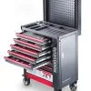 JET - TT-412WKS - Servante D'Atelier Mobile Workstation Avec Paroi Coulissante Et 412 Outils - 835 X 540 X 980 Mm