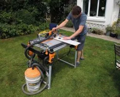 TRITON - TWX7 - Workcentre - Poste De Travail Modulaire Multi-fonctions -Scheppach Soldes Magasin TWX7 avec module banc de scie et aspirateur triton