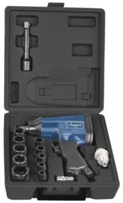 SCHEPPACH - Visseuse à Choc Pneumatique Avec Outils Et Mallette - Rotation Droite Et Gauche -Scheppach Soldes Magasin Visseuse a Choc Pneumatique 7906100717 Scheppach