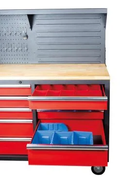 HOLZMANN - WEWA2130 - Servante D'Atelier 2115 X 490 X 1438 Mm -Scheppach Soldes Magasin WEWA2130 Servante d Atelier avec tiroirs