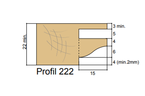 Forézienne MFLS ZAK - ZAK509222 Profil Doucine 6x15xHt14 Mm 3 Forézienne MFLS ZAK - ZAK509222 Profil Doucine 6x15xHt14 Mm