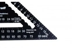 HOLZPROFI - ZU-EDC - Equerre De Charpentier -Scheppach Soldes Magasin ZU EDC Equerre