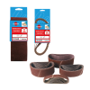 Leman - Lot De 10 Bandes Abrasives Pour Ponceuse Portative (différentes Dimensions)