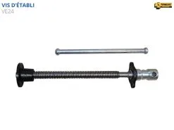 ETABLIS FRANCOIS ÉTABLIS FRANÇOIS - EMV Etablis Menuisier Avec Presse Avant Verticale VE24 -Scheppach Soldes Magasin eTABLIS FRANcOIS EMV Etablis menuisier avec presse avant 1