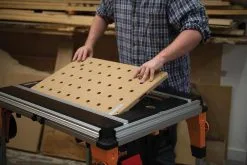 TRITON - TWX7 - Workcentre - Poste De Travail Modulaire Multi-fonctions -Scheppach Soldes Magasin etabli de travail pliable triton TWX7