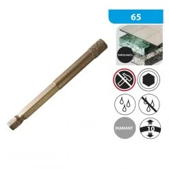 LEMAN Foret Diamanté - Grès Cérame (Ø 6, 8 Ou 10 Mm) -Scheppach Soldes Magasin foret diamante gres cerame o 6 8 ou 10 mm 65 2