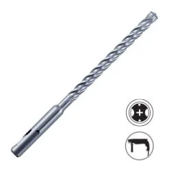 LEMAN Foret SDS+ - 4 Taillants - Béton Armé (différents Diamètres Disponibles)