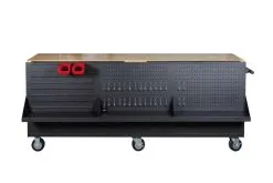 HOLZMANN - WEWA2130 - Servante D'Atelier 2115 X 490 X 1438 Mm -Scheppach Soldes Magasin wewa2130 panneau rangement amovible